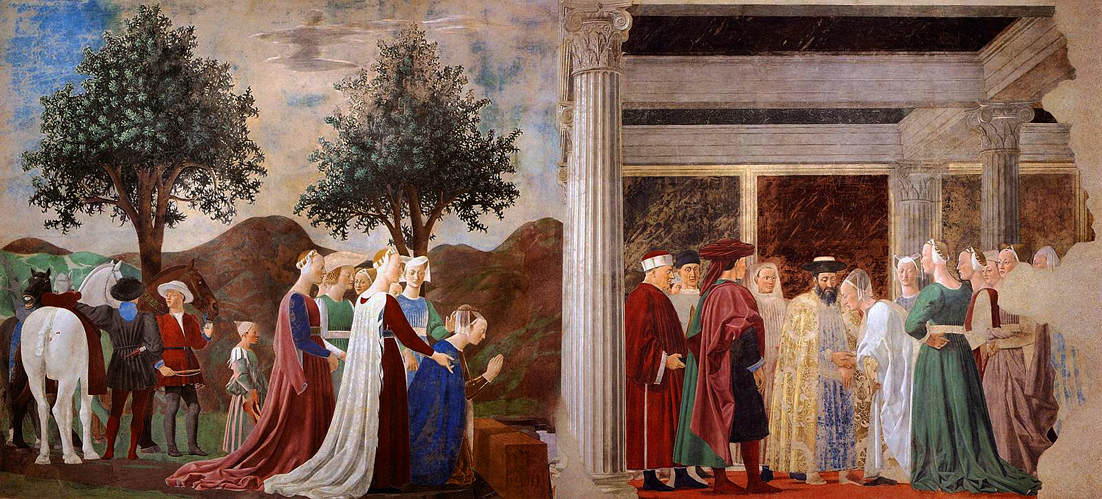 Gli Affreschi Di Piero Della Francesca Il Loro Significato