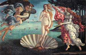 Botticelli, "Birth of Venus"