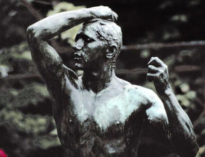 Auguste Rodin, The Age of Bronze, detail