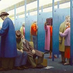 Painting by George Tooker