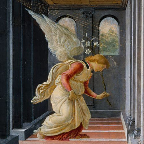 Botticelli, The Annunciation, 1485, Metropolitan Music of Art, New York