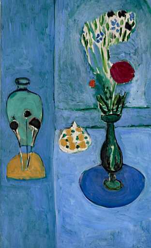 Matisse, The Blue Window, left vase detail