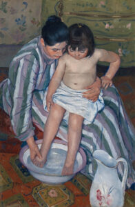 MARY CASSATT, The Child's Bath, Art Institute of Chicago