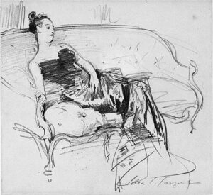 Sargent, study for Madame X