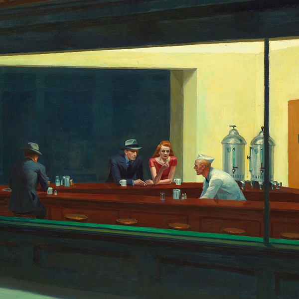 Hopper, Nighthawks, detail