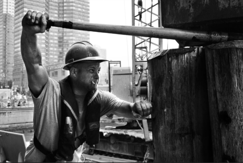 Photo by Allan Michael, Pile Driver, NYC